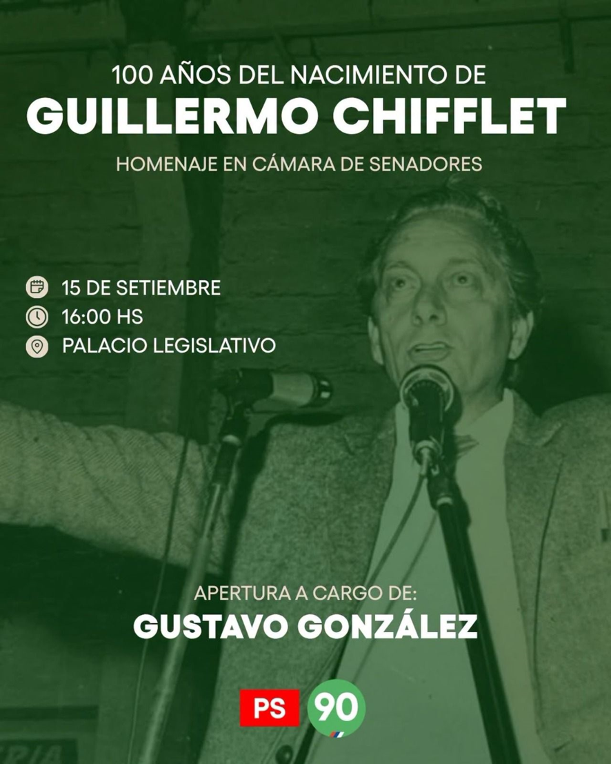 100 años del nacimiento de Guillermo Chifflet